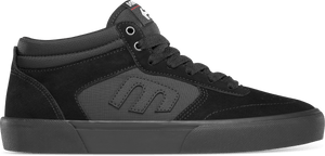 ETNIES Windrow Vulc Mid X Doomed Shoes Black Men's Skate Shoes Etnies 