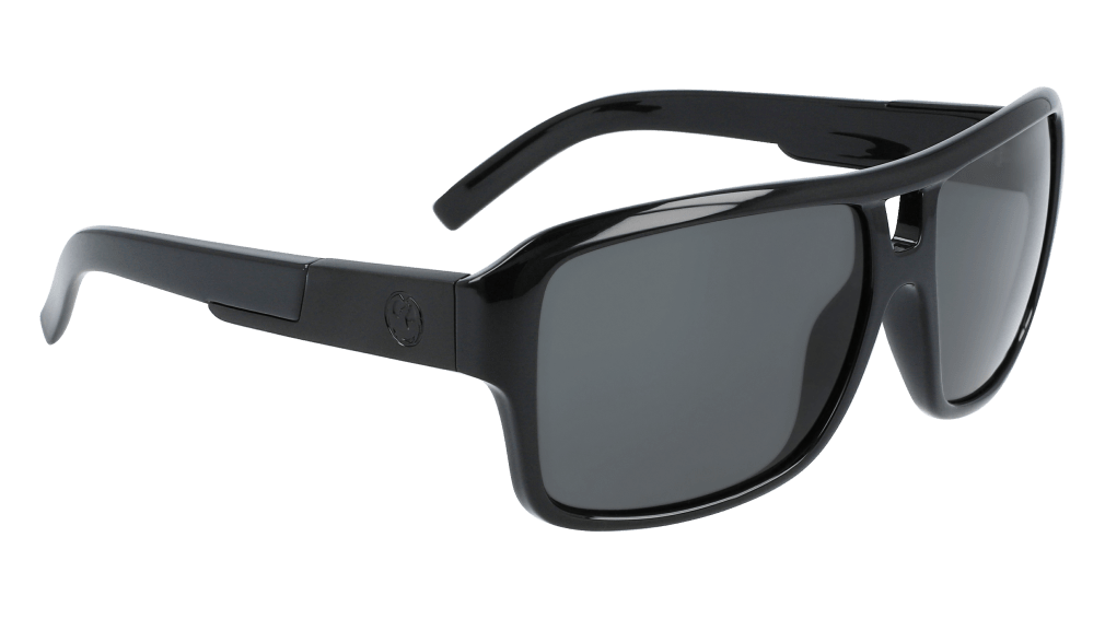 DRAGON The Jam Small Jet Black - Lumalens Smoke Sunglasses SUNGLASSES - Dragon Sunglasses Dragon 