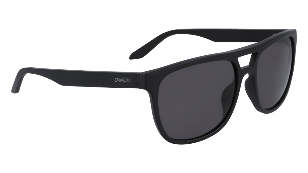 DRAGON Cove Matte Black - Lumalens Smoke Sunglasses SUNGLASSES - Dragon Sunglasses Dragon 