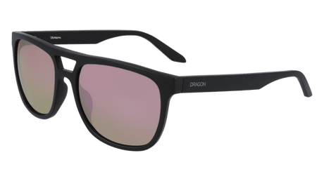 DRAGON Cove Matte Black - Lumalens Rose Gold Ion Sunglasses SUNGLASSES - Dragon Sunglasses Dragon 