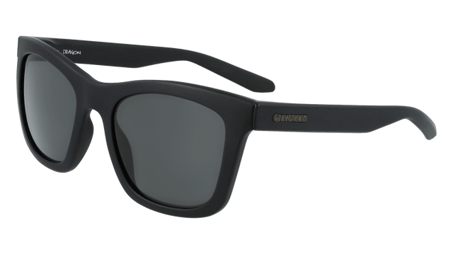 DRAGON Aria Matte Black - Lumalens Smoke Sunglasses SUNGLASSES - Dragon Sunglasses Dragon 