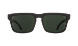 SPY Helm Soft Matte Black - HD Plus Grey Green Sunglasses
