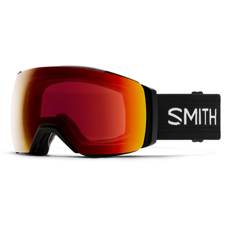 SMITH I/O Mag XL Black - ChromaPop Sun Red Mirror + ChromaPop Storm Yellow Flash Snow Goggle