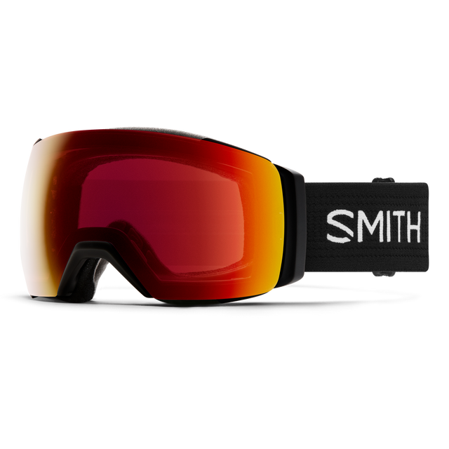 SMITH I/O Mag XL Black - ChromaPop Sun Red Mirror + ChromaPop Storm Yellow Flash Snow Goggle