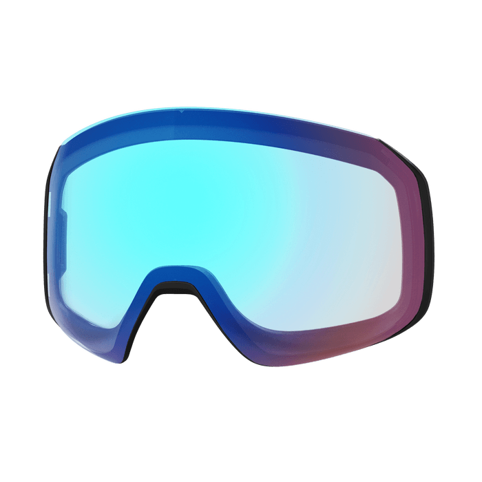 SMITH 4D Mag S White Chunky Knit - ChromaPop Everyday Gold Mirror + ChromaPop Storm Rose Flash Snow Goggle Snow Goggles Smith 