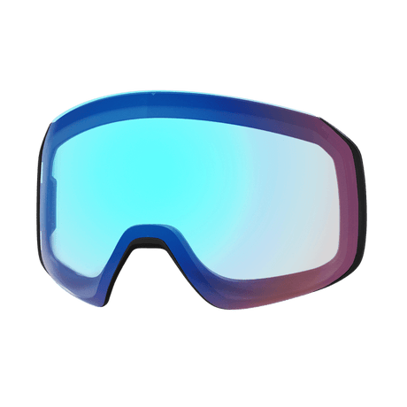 SMITH 4D Mag S White Chunky Knit - ChromaPop Everyday Gold Mirror + ChromaPop Storm Rose Flash Snow Goggle Snow Goggles Smith 