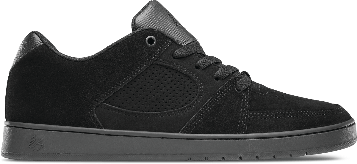 ES Accel Slim Shoes Black/ Black/ Black Men's Skate Shoes Es 9 