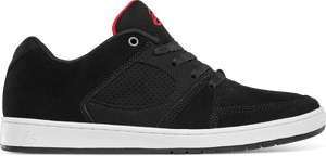 ES Accel Slim Shoes Black/Black/Red Men's Skate Shoes Es 