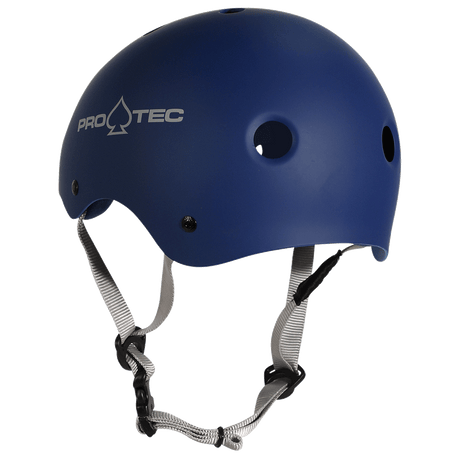 PRO-TEC Classic Certified Skateboard Helmet Matte Blue SKATE SHOP - Skateboard Helmets Pro-tec 