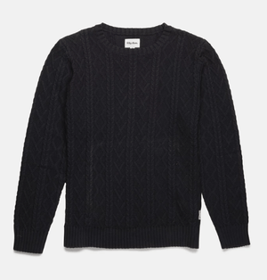RHYTHM Seaside Knit Sweater Stone MENS APPAREL - Men's Sweaters and Sweatshirts Rhythm L 