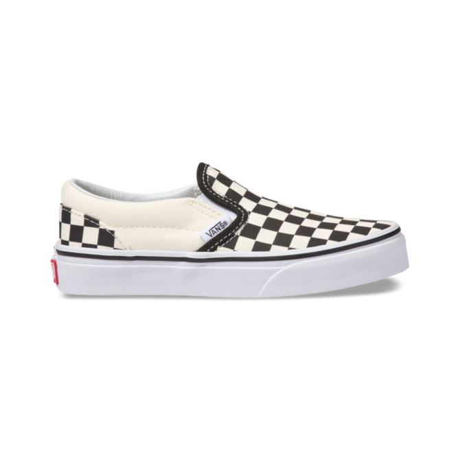 VANS Classic Slip-On Kids Black/White Checkerboard