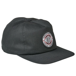INDEPENDENT BTG Summit Unstructured Snapback Hat Black Men's Baseball Hats Independent 