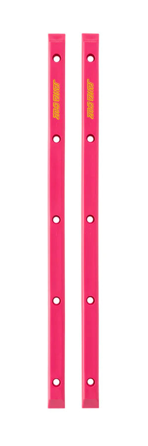 SANTA CRUZ Slimline Skateboard Rails Pink Skateboard Rails Santa Cruz 