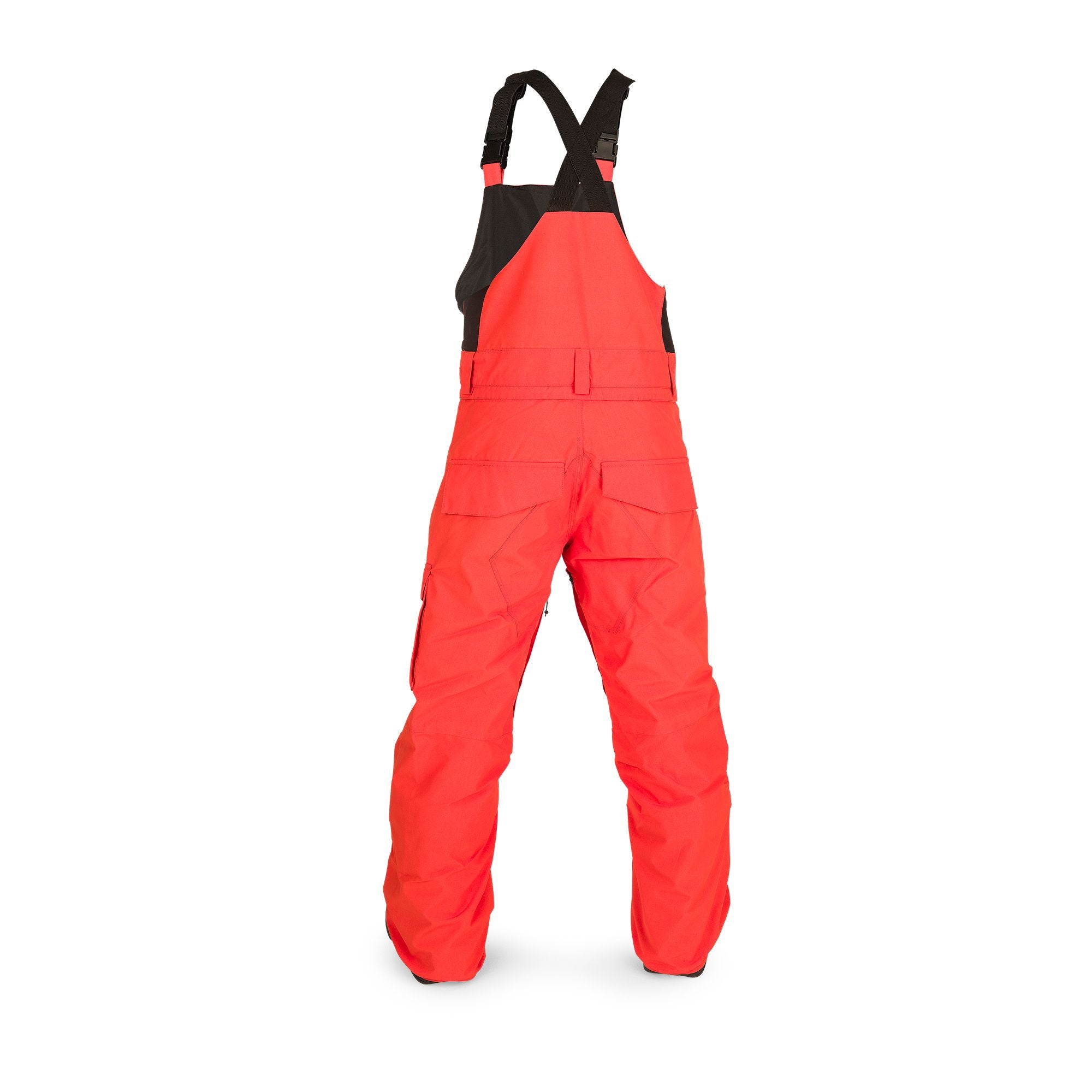 VOLCOM Youth Barkley Insulated Bib Overall Snowboard Pants Orange Shock 2023 Youth Snow Pants Volcom XS 