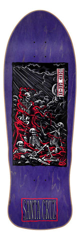 SANTA CRUZ Obrien Purgatory Reissue 9.85 Skateboard Deck Skateboard Decks Santa Cruz 