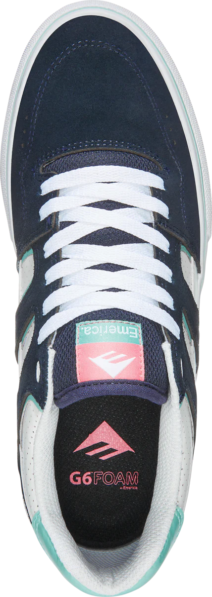 EMERICA Tilt G6 Vulc Shoes Navy/White/Blue Men's Skate Shoes Emerica 