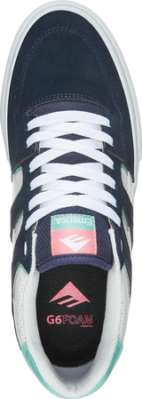 EMERICA Tilt G6 Vulc Shoes Navy/White/Blue Men's Skate Shoes Emerica 