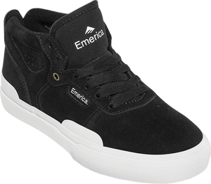 EMERICA Pillar Shoes Youth Black/White/Gold Youth and Toddler Skate Shoes Emerica 