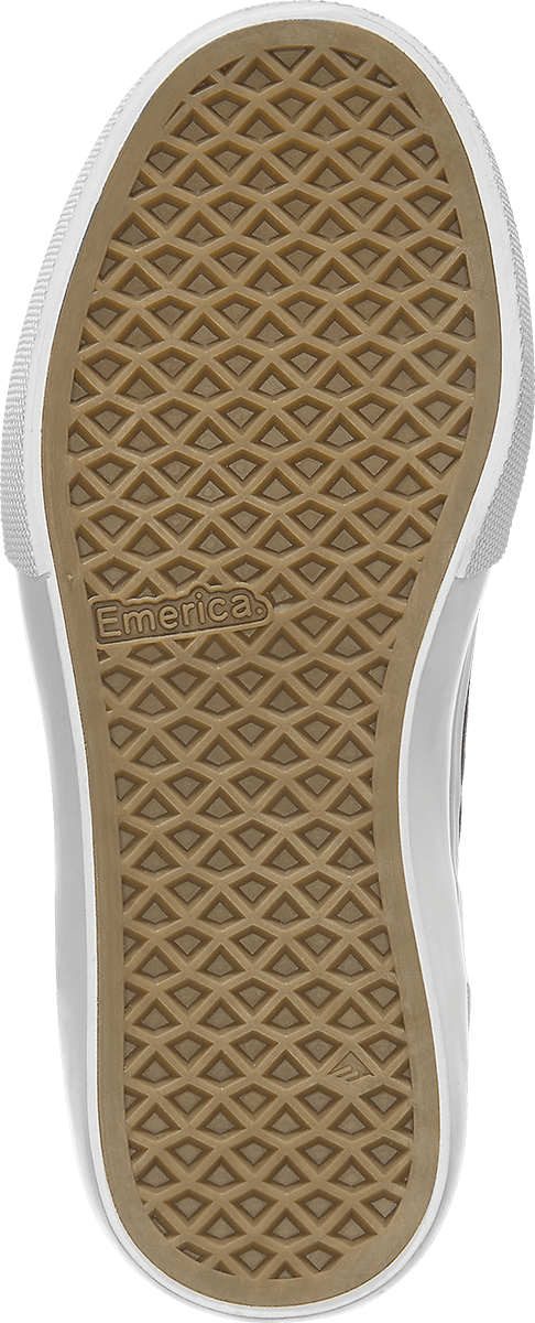 EMERICA Pillar Shoes Youth Black/White/Gold Youth and Toddler Skate Shoes Emerica 