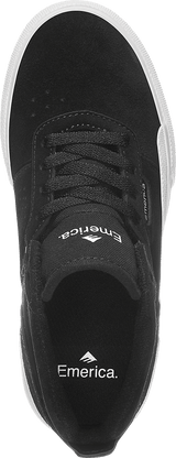 EMERICA Pillar Shoes Youth Black/White/Gold Youth and Toddler Skate Shoes Emerica 