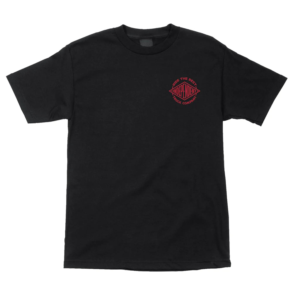 INDEPENDENT Seal Summit T-Shirt Black Men's Short Sleeve T-Shirts Independent 