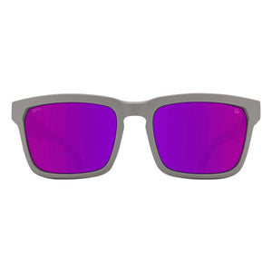 SPY Helm Tech Grey Dark Green - Happy Bronze Purple Spectra Mirror Sunglasses Sunglasses Spy 