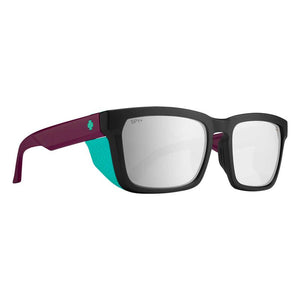 SPY Helm Tech Black Purple - Happy Bronze Platinum Spectra Mirror Sunglasses Sunglasses Spy 