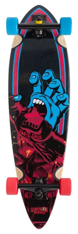 SANTA CRUZ Stranger Things Screaming Hand Pintail Longboard Longboard Completes Santa Cruz 