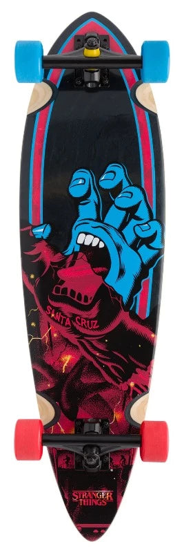 SANTA CRUZ Stranger Things Screaming Hand Pintail Longboard Longboard Completes Santa Cruz 