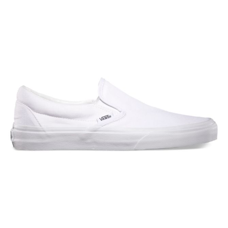VANS Classic Slip On Shoes True White