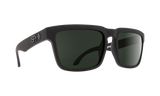 SPY Helm Soft Matte Black - HD Plus Grey Green Sunglasses