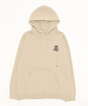 HUF Tangled Web Triple Triangle Pullover Hoodie Sand Men's Pullover Hoodies huf 