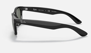 RAY-BAN New Wayfarer Classic 55 Black - Green Classic G-15 Polarized Sunglasses Sunglasses Ray-Ban 
