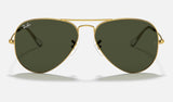 RAY-BAN Aviator Classic Gold - Green Classic G-15 Sunglasses Sunglasses Ray-Ban 