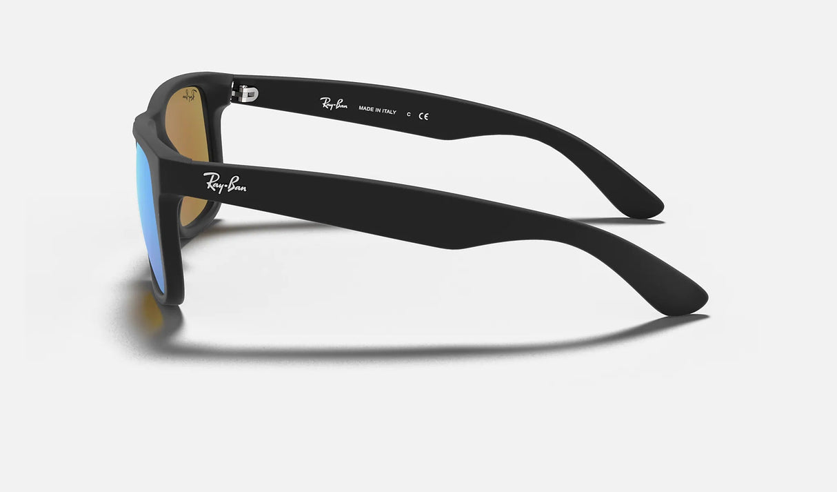 RAY-BAN Justin Color Mix Black - Blue Mirror Sunglasses Sunglasses Ray-Ban 