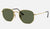 RAY-BAN Hexagonal Flat Lenses Gold - Green Classic Sunglasses Sunglasses Ray-Ban 