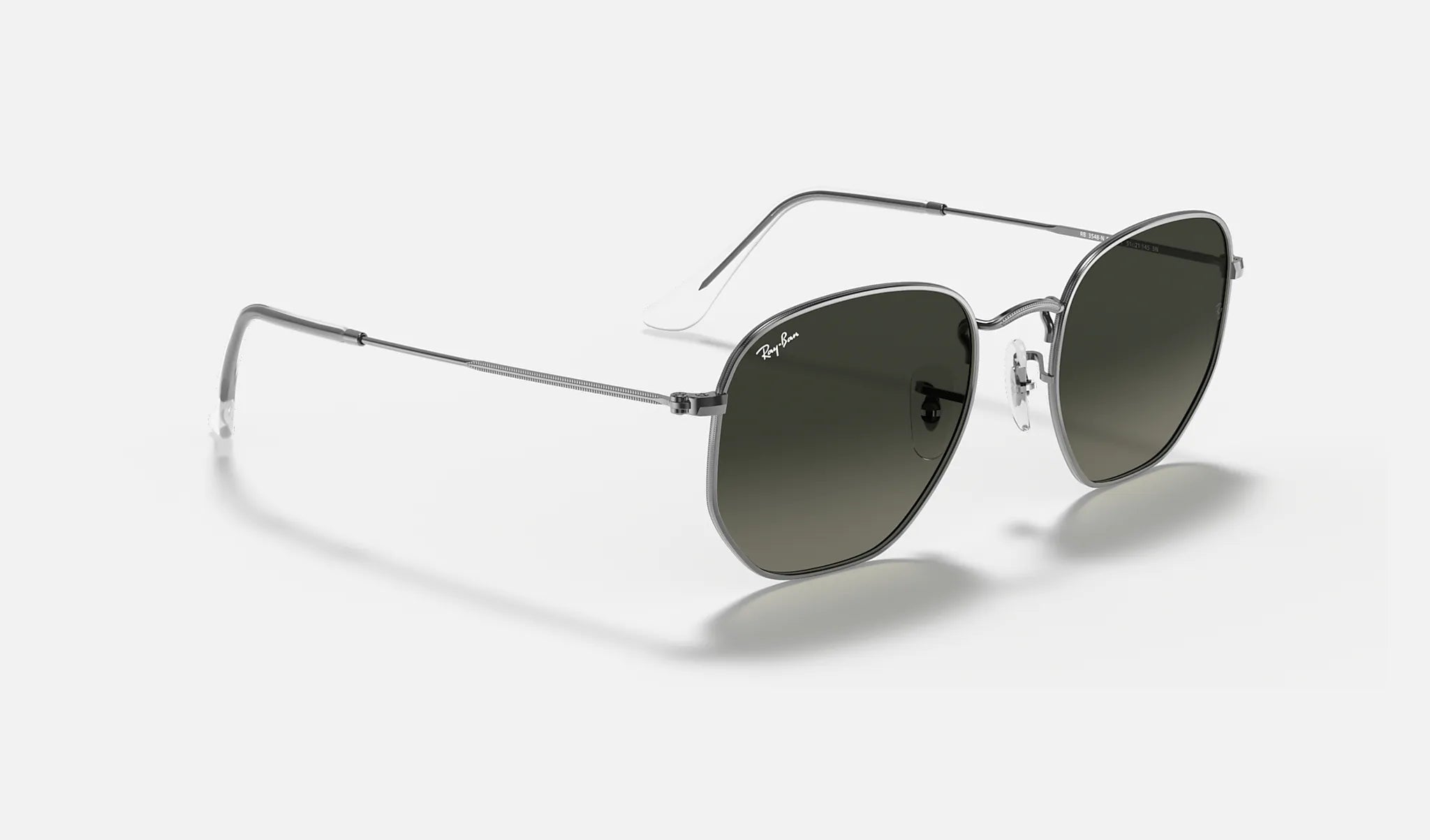 Ray ban best sale hexagonal grey gradient