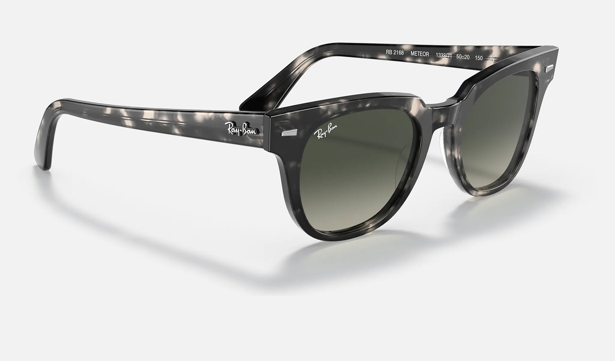 RAY-BAN Meteor Fleck Grey Havana - Grey Gradient Sunglasses Sunglasses Ray-Ban 