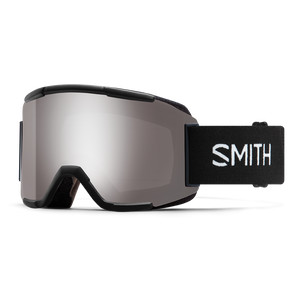 SMITH Squad Black - ChromaPop Sun Platinum Mirror + Yellow Snow Goggle