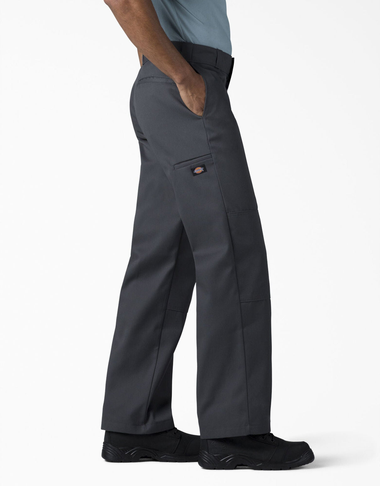 DICKIES FLEX Loose Fit Double Knee Work Pants Charcoal Grey Men's Pants Dickies 
