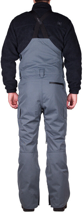 L1 Sentinal Bib Snowboard Pants Slate 2023 Men's Snow Bib Pants L1 