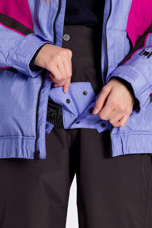L1 Women's Lovecat Snowboard Jacket Ultraviolet/Fuchsia/Phantom 2023 Women's Snow Jackets L1 