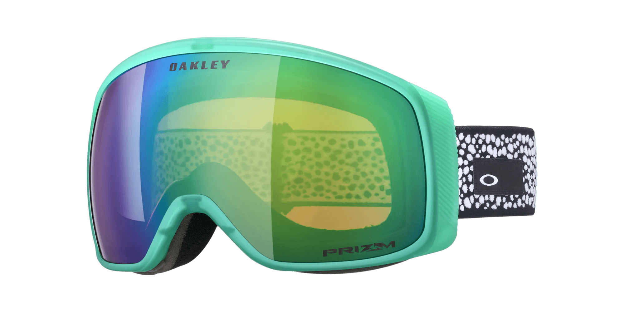OAKLEY Flight Tracker M Black Habitat - Prizm Snow Jade Iridium Snow Goggle Snow Goggles Oakley 