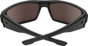 SPY Dirk Matte Black - Happy Bronze With Blue Spectra Mirror Polarized Sunglasses SUNGLASSES - Spy Sunglasses Spy 