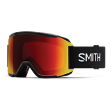 SMITH Squad Black - ChromaPop Sun Red Mirror + Yellow Snow Goggle