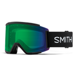 SMITH Squad XL Black - ChromaPop Everyday Green Mirror + ChromaPop Storm Rose Flash Snow Goggle
