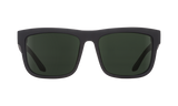 SPY Discord Soft Matte Black - HD Plus Grey Green Sunglasses