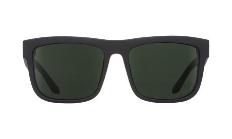 SPY Discord Soft Matte Black - HD Plus Grey Green Sunglasses