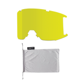 SMITH Squad White Vapor - ChromaPop Everyday Rose Gold Mirror + Yellow Snow Goggle