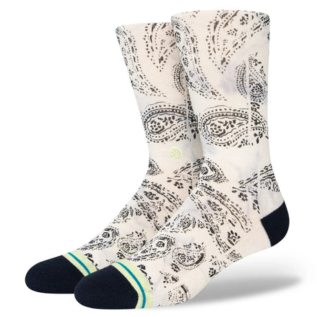 STANCE Paizley Socks Vintage White Men's Socks Stance 